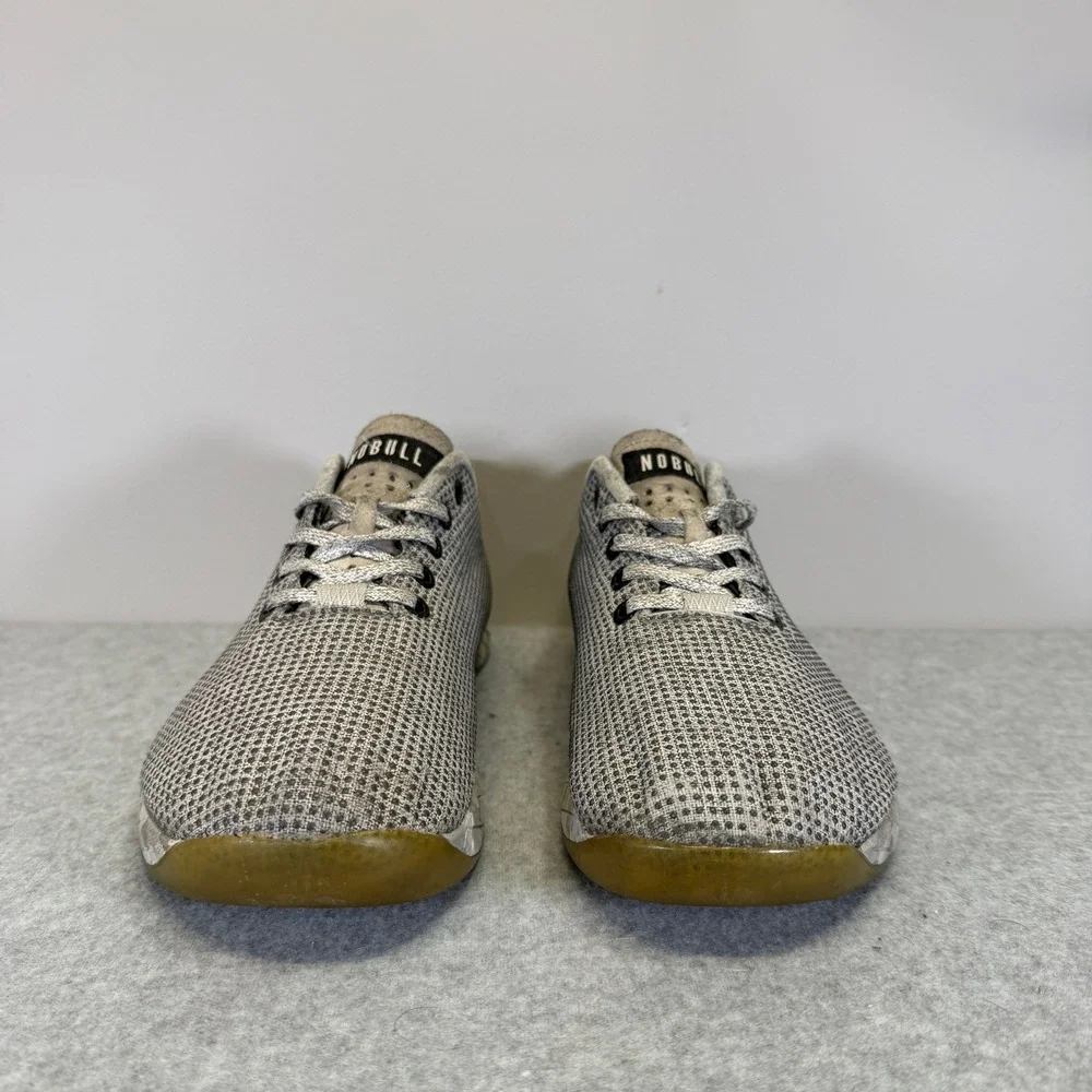 NOBULL Shoes Mens Size 8.5 SuperFabric Low Top Grey CrossFit Workout Sneakers - Picture 2 of 10